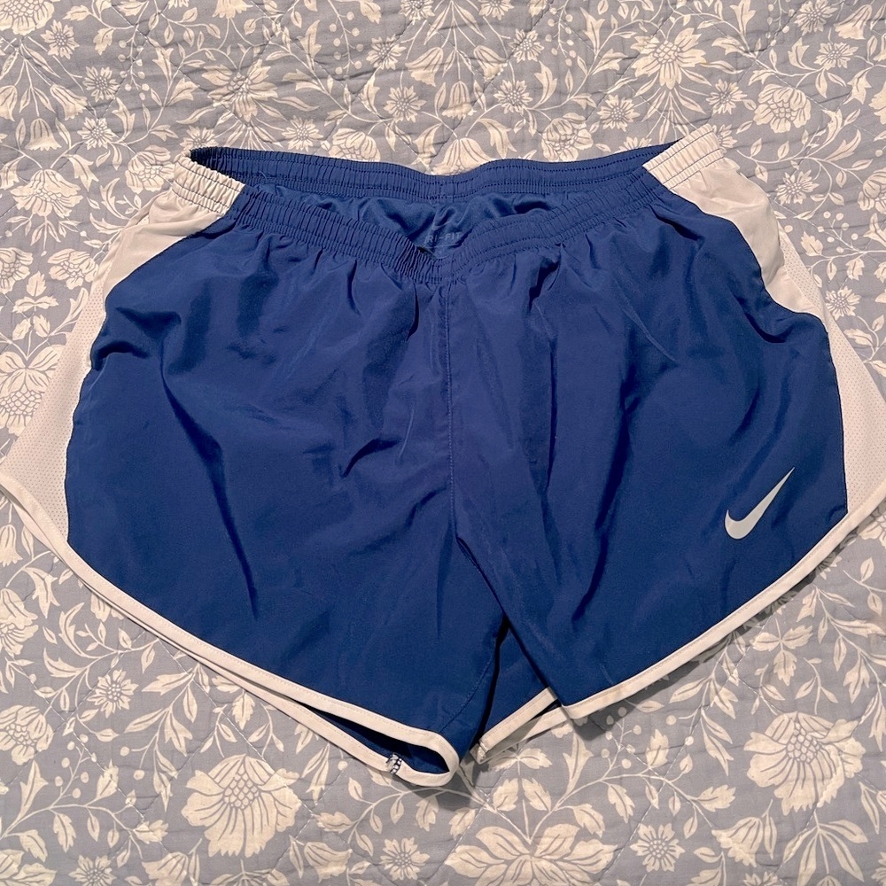 Royal blue and white Nike Shorts